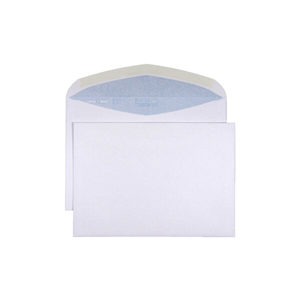 Enveloppes C5 Gommé/ Fermeture gommée sans Fenêtre blanc 100g/m2 (500 pièce)