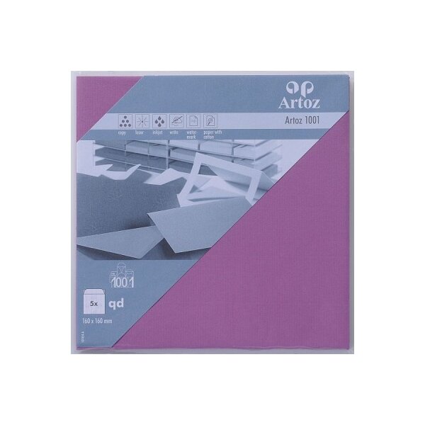 ARTOZ Enveloppes 1001 160x160mm 107454184 100g, sureau 5 pcs.