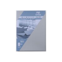 ARTOZ Cartes 1001 A4 107696142 220g, gris clair 5 feuilles