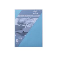 ARTOZ Papier 1001 A4 107796143 100g, azur 5 feuilles