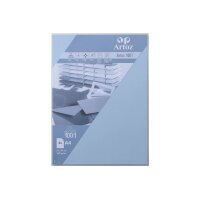 ARTOZ Papier 1001 A4 107796144 100g, pastellblau 5 Blatt