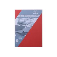 ARTOZ Papier 1001 A4 107796145 100g, rot 5 Blatt