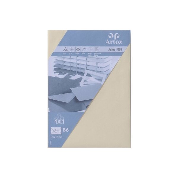 ARTOZ Enveloppes 1001 B6 107364182 100gm2, chamois 5 pcs.