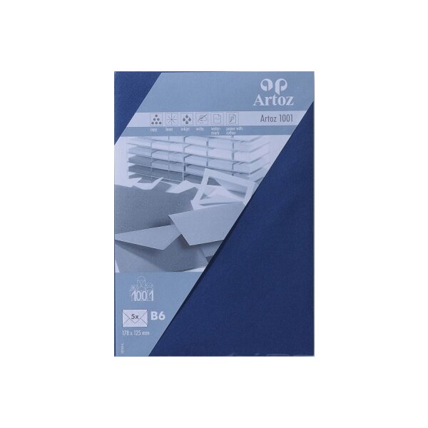 ARTOZ Enveloppes 1001 B6 107364184 100g, classic blue 5 pcs.