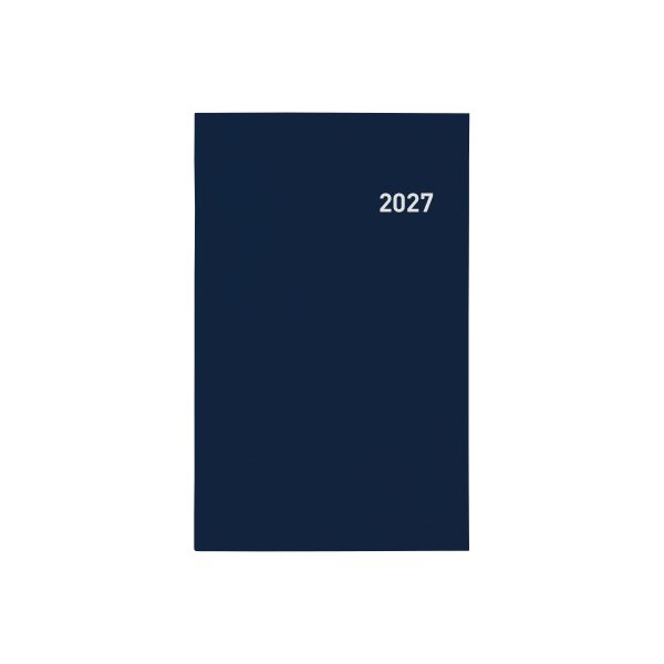 BIELLA Agenda Compact 2027 807370050027U 1S/1P bleu ML 15x24cm