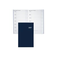 BIELLA Agenda Compact 2027 807370050027U 1S/1P bleu ML 15x24cm