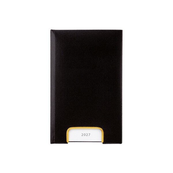 BIELLA Agenda Disponent 2027 807401020027U 1J/1P noir ML 10.1x16cm
