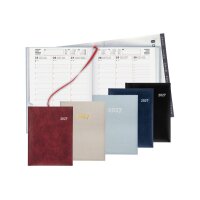 BIELLA Geschäftsagenda Orario 2027 809301020027U 1W/2S schwarz ML 17.8x23.5cm