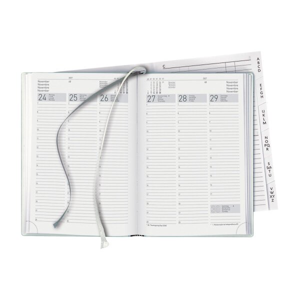 BIELLA Agenda Terminia 2027 817535050027U 1S/2P bleu ML 14.5x20.5cm