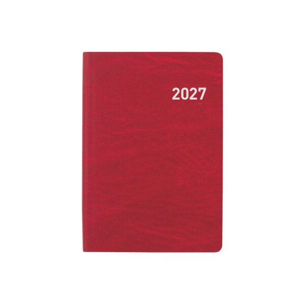 BIELLA Agenda Tell 2027 823201450027U 2J/1P rouge ML 8.5x12.5cm