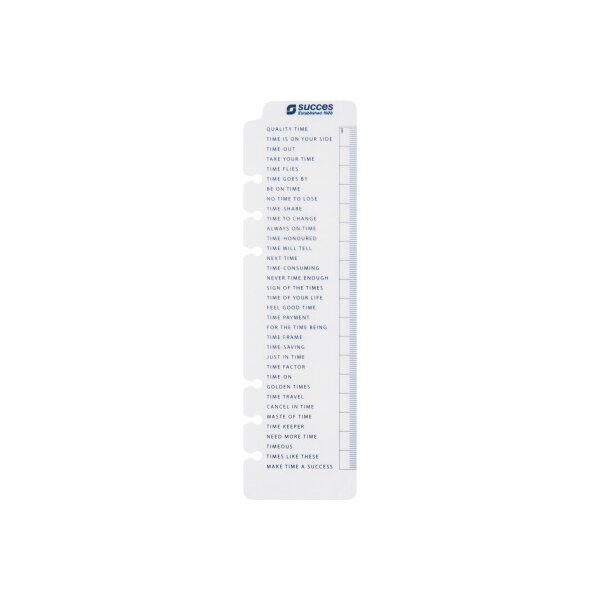 SUCCES Agenda A5 Massstab 84720200U transparent
