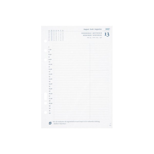 SUCCES Agenda A5 2027 847209000027U 1J/1P recharge 14.8x21cm