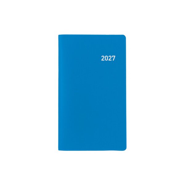 BIELLA Planer Paris 2027 851512050027U 1M/2S blau ML 7.5x12.6cm