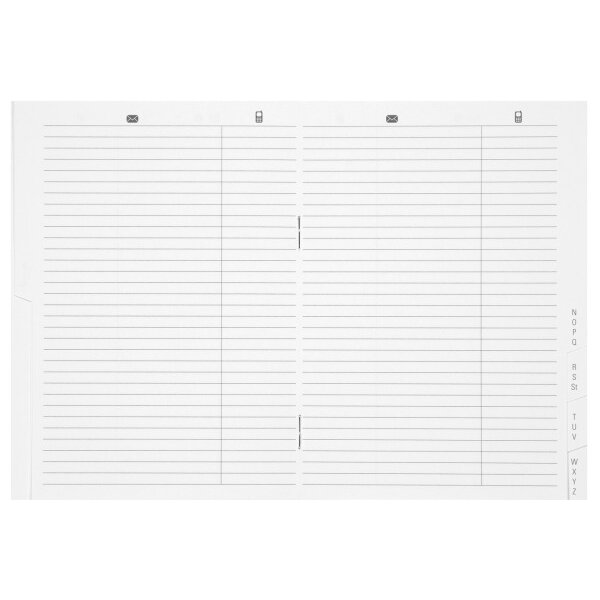 BIELLA Registre dadresses 85530800U 16 pages 10x13.9cm