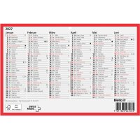 BIELLA Calendrier mural 2027 871507900027U 6M/1P r./blanc...