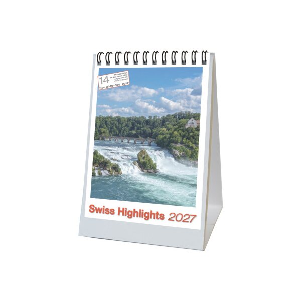 BIELLA Pultkalender Imago Swiss 2027 887161000027U 1M/1S Highlight ML 10.5x14.8cm