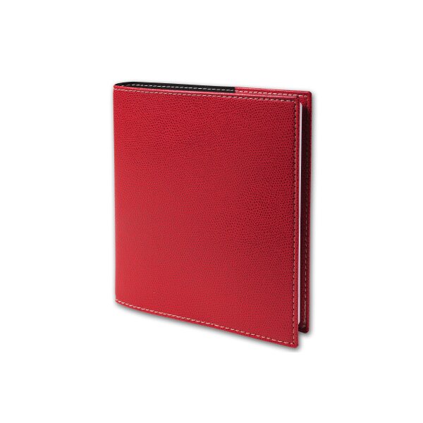 QUO-VADIS Agenda Club Executif 2027 014078Q 1S/2P rouge DE 16x16cm