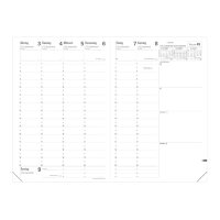 QUO-VADIS Agenda Soho Minister 2026 015385Q 1W/2S schwarz...