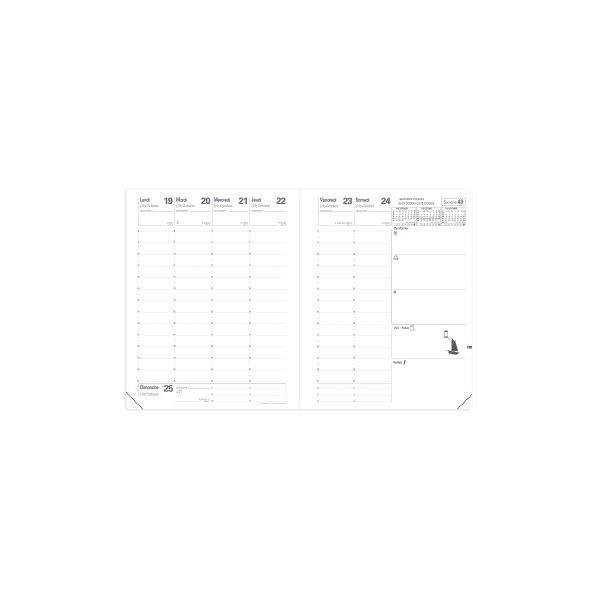 QUO-VADIS Rechange Pre777 2027 016007Q 1S/2P Impala/Club FR 21x27cm