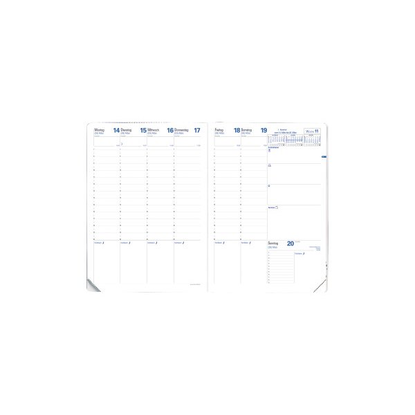 QUO-VADIS Rechange Prenote 2027 024003Q 1S/2P Impala/Club DE 21x29.7cm
