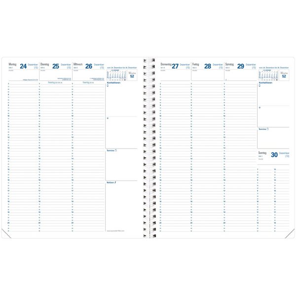 QUO-VADIS Agenda Impala Eureq. 2027 026031Q 1W/2S schwarz DE 24x30cm