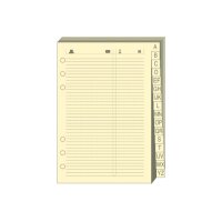 QUO-VADIS Timer 14 Telefonregister 720005Q liniert 8x12cm