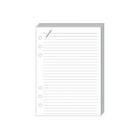 QUO-VADIS Timer 17 Notizen 721005Q liniert 10x17cm