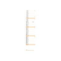 NOVOOO Monatsplaner 2027 88901900NO27U D/F/I/E 12x54.4cm
