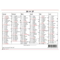 SIMPLEX Wandkalender m.Namenstag 2027 4032440.27 6M/1S...