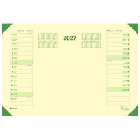 SIMPLEX Sous-main 2027 40410.27 12M jaune AL/FR 47.7x32.5cm