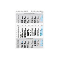 SIMPLEX 3-Monats-Wandkalender 2026 970006.26 3M/1S blau...