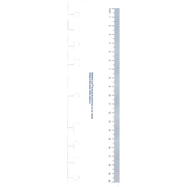 rido idé Kalender-Einlage "Lineal", transparent
