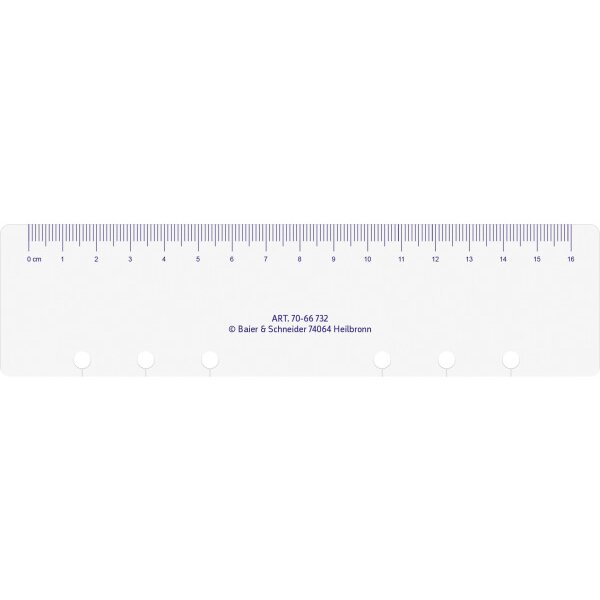 RIDOIDE Timing 2 Tagesanzeiger 7066732.26 transparent 5.3x18.5cm