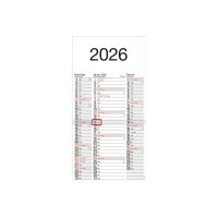 BÜHNER Calendrier de 3 mois 2026 M3TE-R-BLOCK ML...