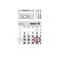 BÜHNER Calendrier de 5 mois 2026 M5TF-R-Block ML...