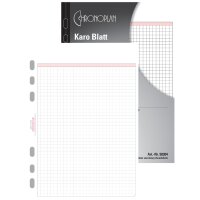 CHRONOPLAN Karo Blatt, Midi, 25 Blatt, 80 g qm