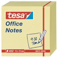 tesa Bloc cube avec notes adhésives Office Notes,...