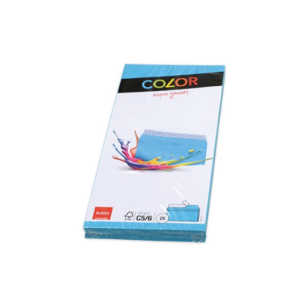 ELCO Couvert Office o/Fenster C5/6 74617.32 100g, blau 25 Stück