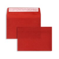 BLANKE Enveloppe C6 sans fenêtre transparent-rouge 90g - 500 pièces