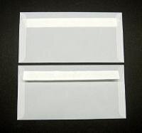 Enveloppes transparentes C5/6 sans Fenêtre transparent laiteux 110g/m2 (1 pièce)
