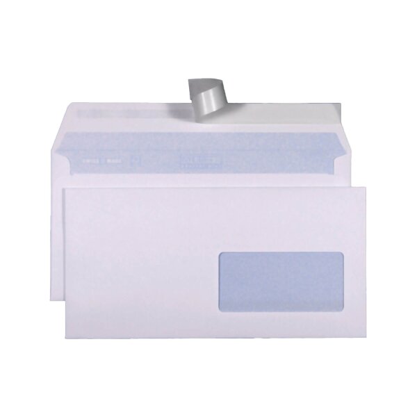 METTLER Enveloppe Laser C5/6 fen&ecirc;tre &agrave; droite blanc 100g - 500 pi&egrave;ces