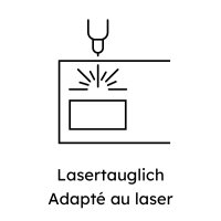 METTLER Enveloppe Laser C5/6 fenêtre à droite blanc 100g - 500 pièces