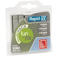 Rapid Heftklammern Klammer-Kassette 5080e, 3er Pack