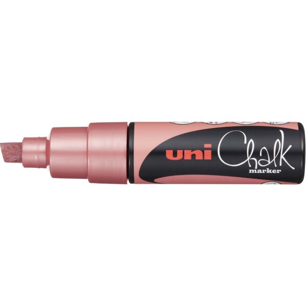 uni-ball Marqueur craie Chalk marker PWE8K, orange fluo