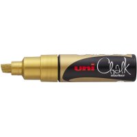 uni-ball Marqueur craie Chalk marker PWE8K, orange fluo