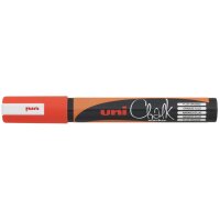 uni-ball Marqueur craie Chalk marker PWE5M, jaune fluo