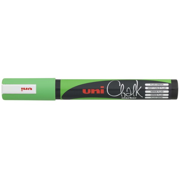 uni-ball Marqueur craie Chalk marker PWE5M, orange fluo