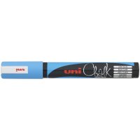 uni-ball Marqueur craie Chalk marker PWE5M, orange fluo