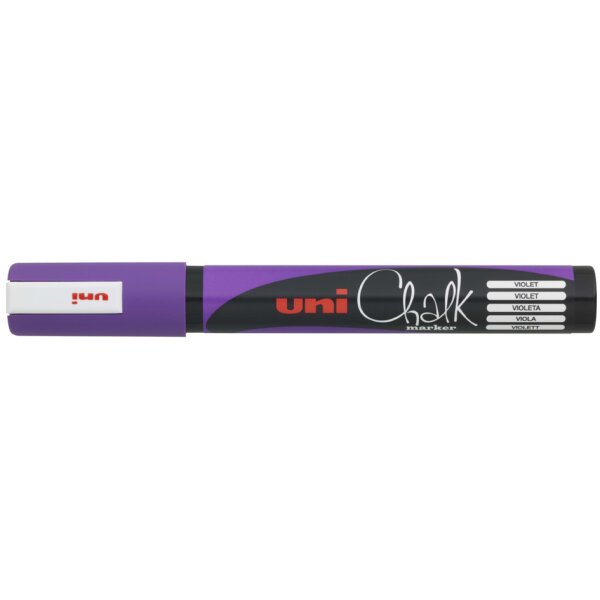 uni-ball Marqueur craie Chalk marker PWE5M, violet