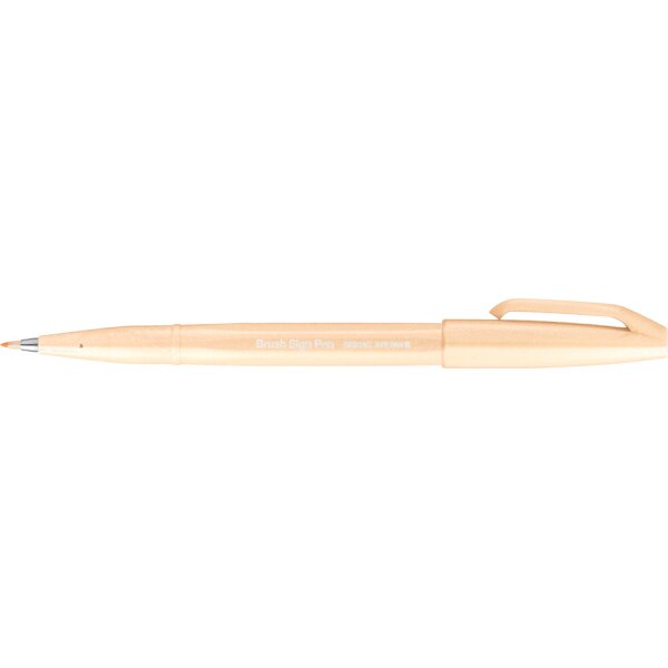 PentelArts Faserschreiber Brush Sign Pen, gelb